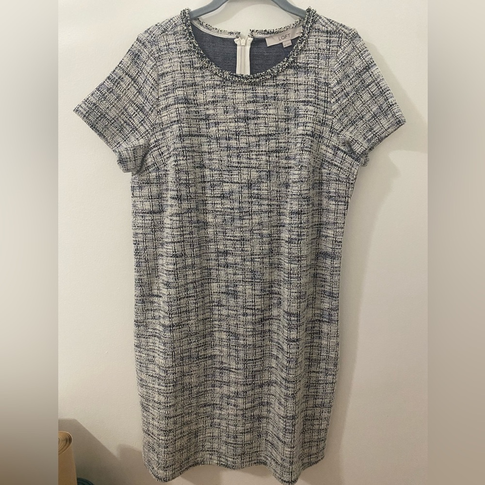 Loft petite tweed dress